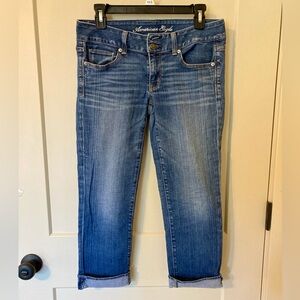 American Eagle Artist Crop Low Rise Jeans